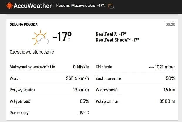 Ile jest stopni w Radomiu? Sprawdź aktualną temperaturę dzisiaj Ile jest stopni w Radomiu? Sprawdź aktualną temperaturę dzisiaj